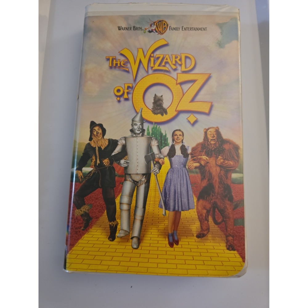 Vintage Wizard Of Oz Vhs, clam shell cover